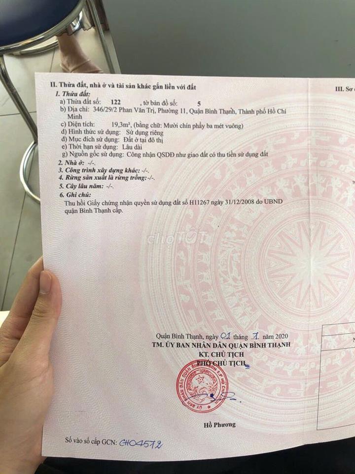 Nhà chính chủ cần bán ngay hẻm Phạm Văn Đồng