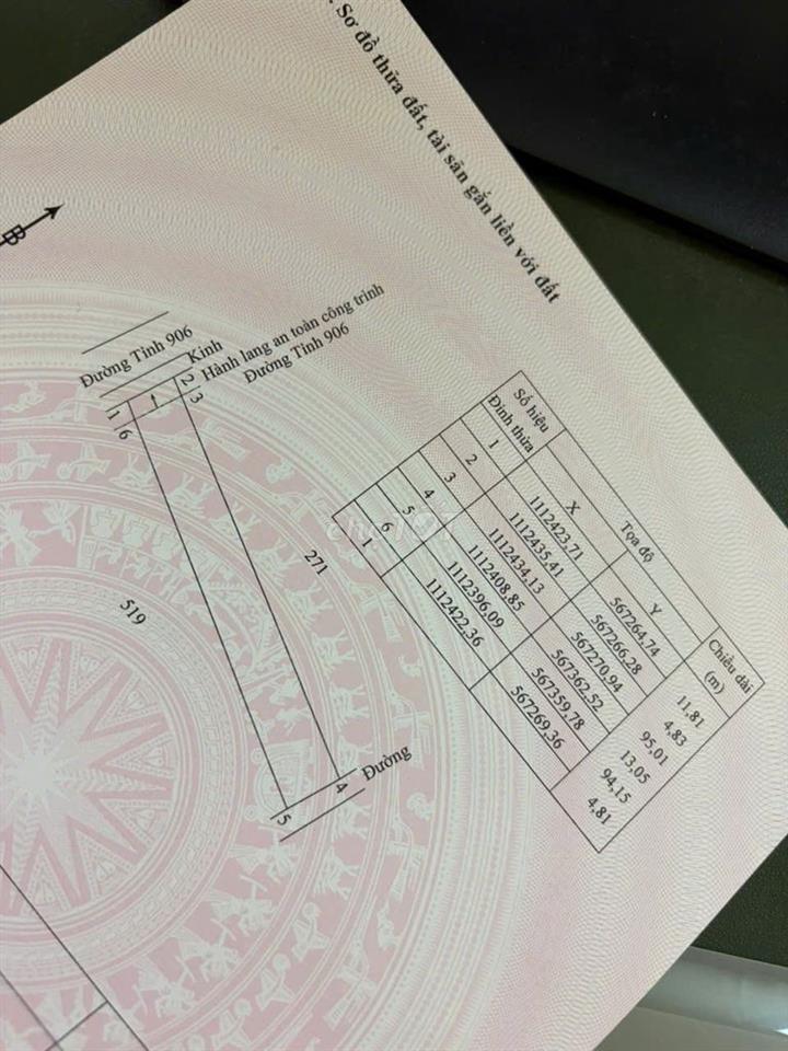 BÁN ĐẤT MẶT TIỀN ĐT906 - GẦN CHỢ, TRƯỜNG HỌC VÀ CÁC TIỆN ÍCH
