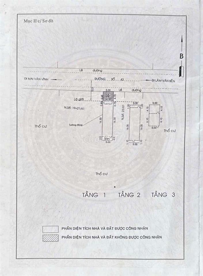 Bán Nhà 3 Lầu Mặt Tiền Đường 43 P.Tân Hưng Q.7 Dt 5x22m Giá 18.5 tỷ