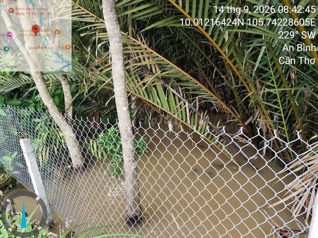 CẶP ĐẤT ĐẸP MẶT TIỀN 13,4 M KÈ RẠCH CÁI SƠN, P.AN BÌNH – CẦN THƠ 