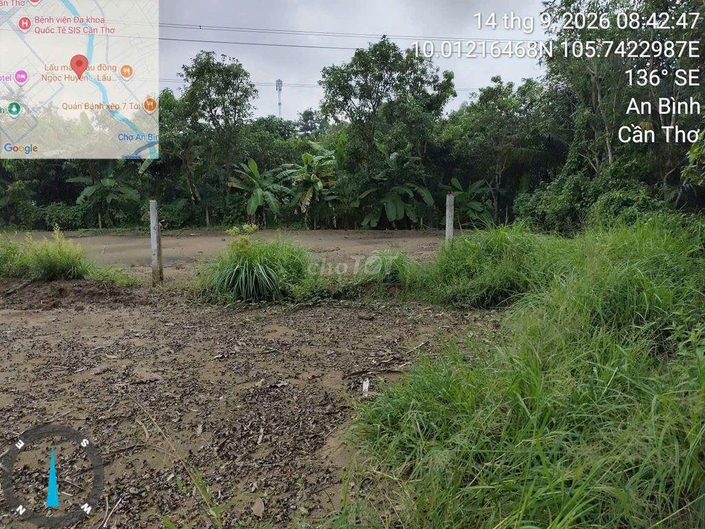 CẶP ĐẤT ĐẸP MẶT TIỀN 13,4 M KÈ RẠCH CÁI SƠN, P.AN BÌNH – CẦN THƠ 