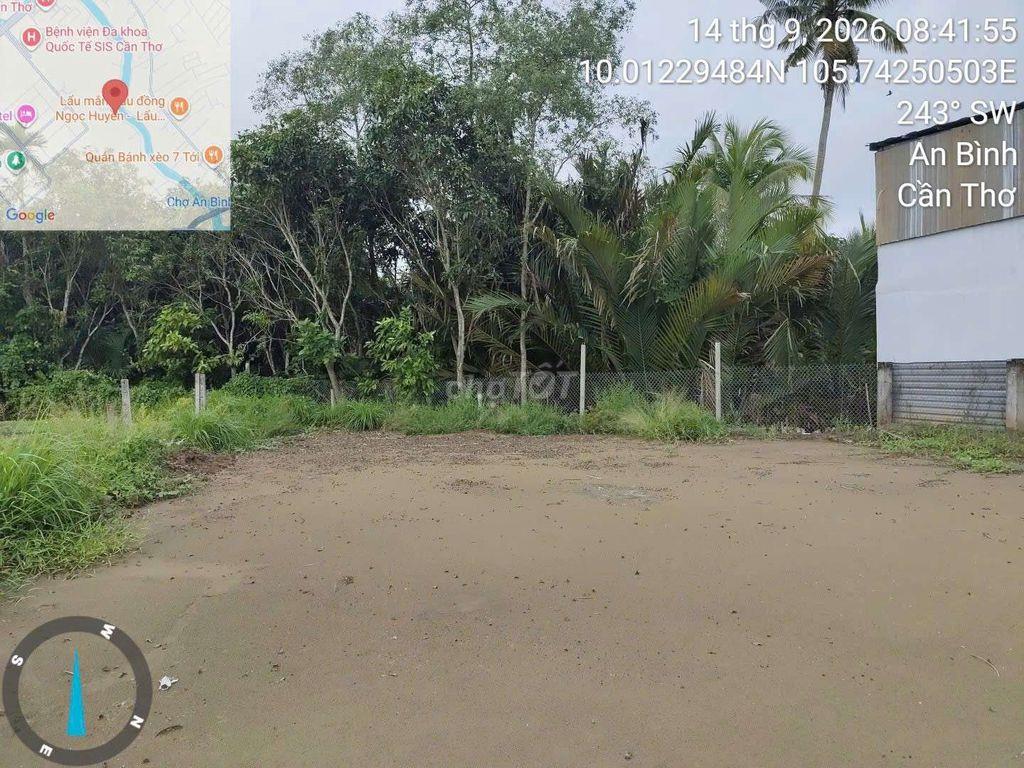 CẶP ĐẤT ĐẸP MẶT TIỀN 13,4 M KÈ RẠCH CÁI SƠN, P.AN BÌNH – CẦN THƠ 