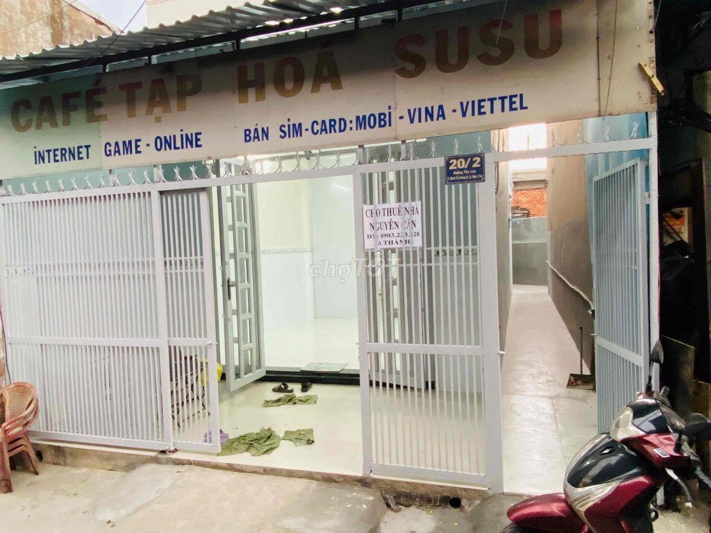 CHO THUÊ NHÀ CẤP 4 MỚI SỬA – CÓ SÂN RỘNG ĐỂ XE MÁY