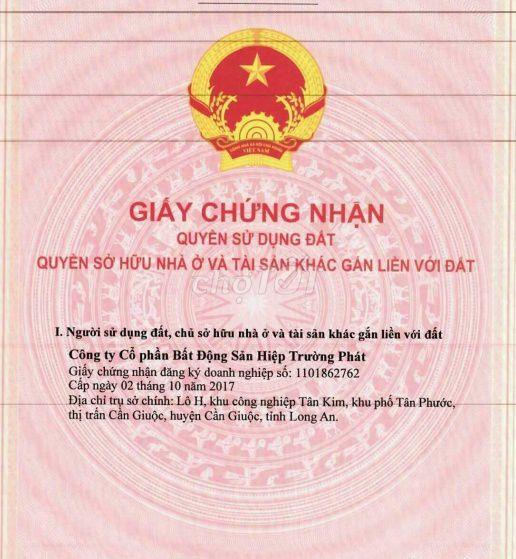 Cần bán đất khu dự án Đức Hòa Central-Khu dân cư Hiệp Trường Phát