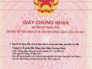 Cần bán đất khu dự án Đức Hòa Central-Khu dân cư Hiệp Trường Phát