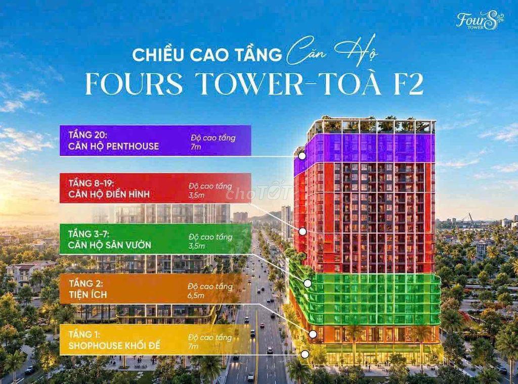 [Chiết Khấu Khủng 26.5%] Sun FourS, sở hữu căn hộ giá rẻ chỉ từ 1tỷ6.