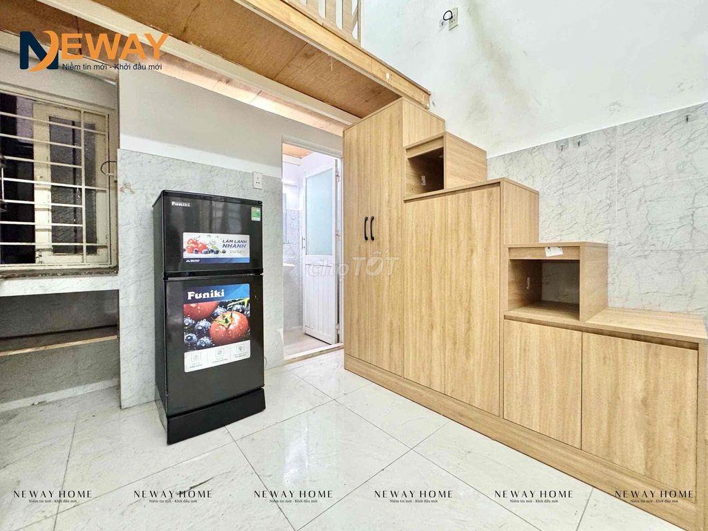 DUPLEX THANG GỖ NGAY ÂU CƠ-BẢY HIỀN