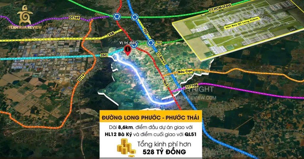 Đất Thổ Cư Mặt Tiền Dân Hiện Hữu, Ngay Sân Bay Long Thành, Ở - KD Ngay
