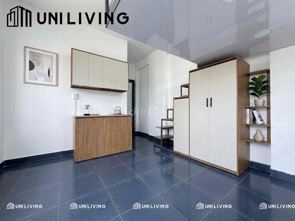 cho thuê căn hộ có gác ngay cổng trường Văn Lang cs3