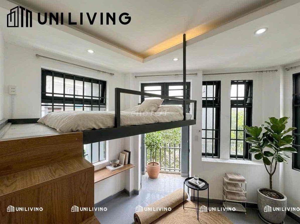 cho thuê căn hộ có gác ngay cổng trường Văn Lang cs3
