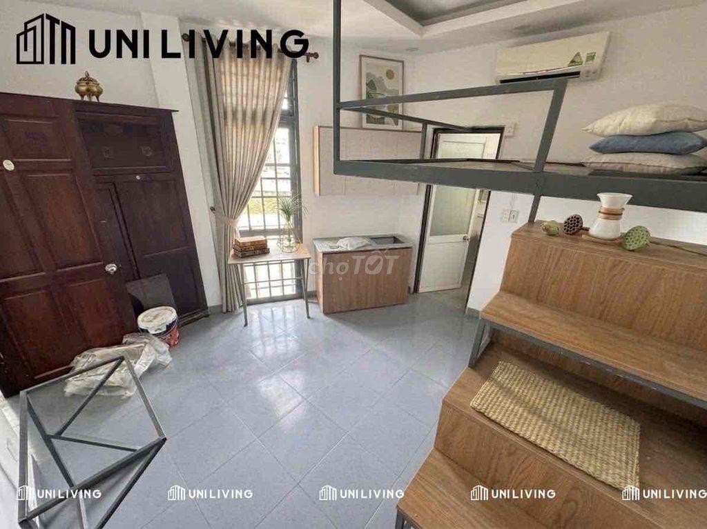 cho thuê căn hộ có gác ngay cổng trường Văn Lang cs3