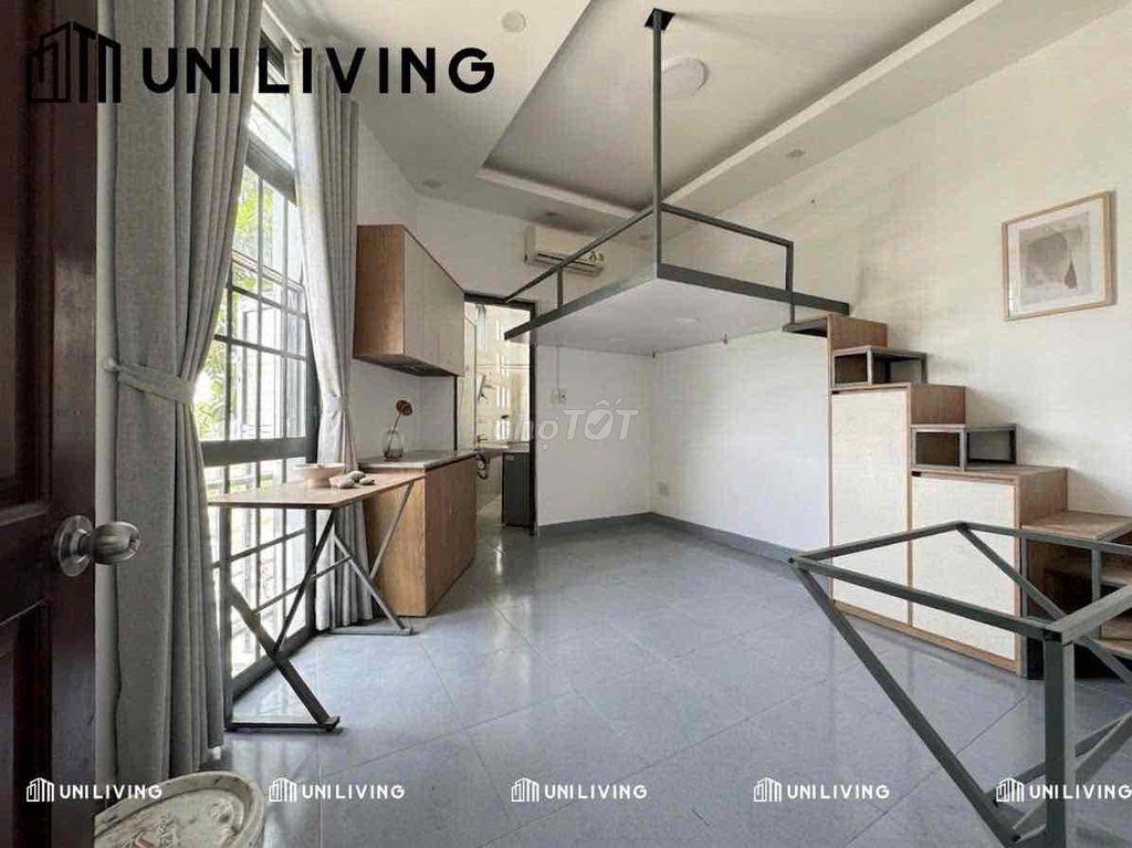 cho thuê căn hộ có gác ngay cổng trường Văn Lang cs3