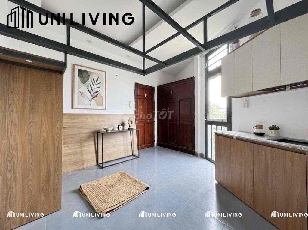 cho thuê căn hộ có gác ngay cổng trường Văn Lang cs3