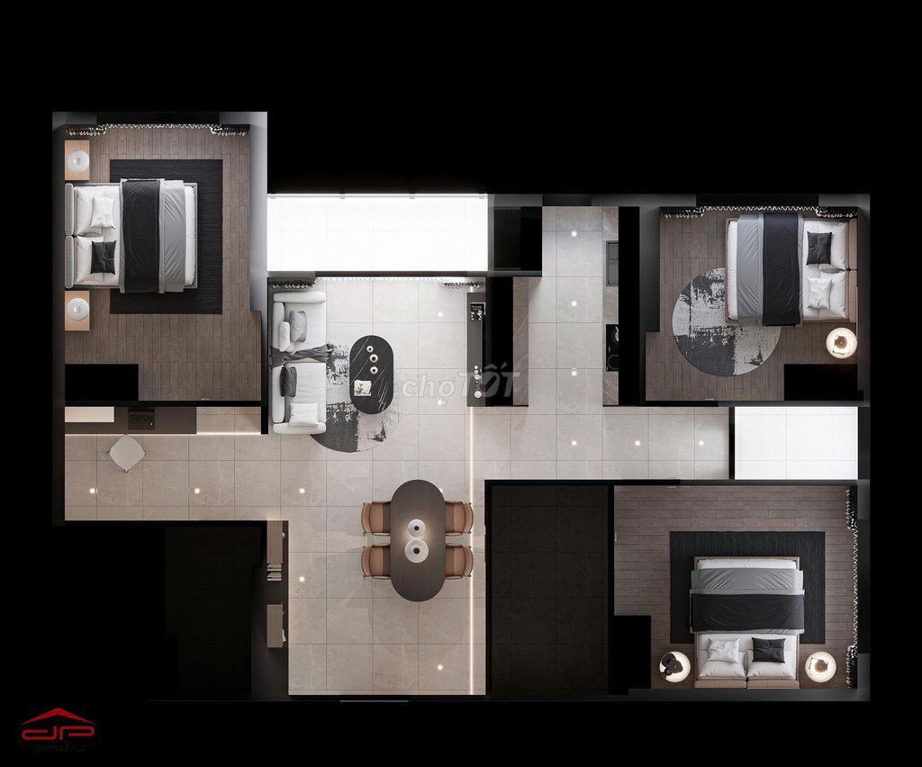 Cho thuê 3PN+ 108m² S8.01, căn góc hiếm, tầng cao view đẹp
