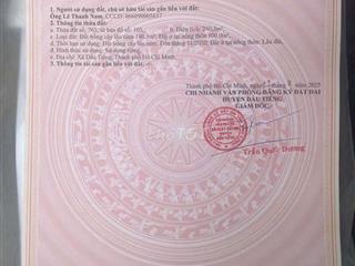 Bán đất Định An 88, Dầu Tiếng , Bình Dương