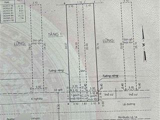 Gần QL1a  224,4m2 SHR có 14 phòng đang cho thuê trọ.