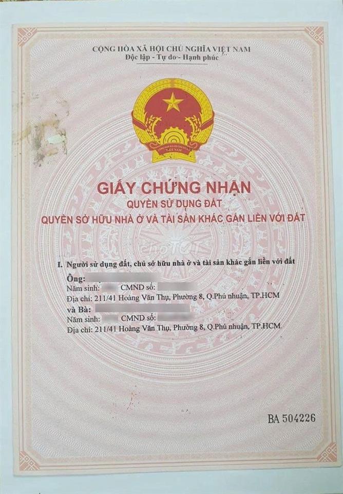 BÁN NHÀ NGUYỄN TRỌNG TUYỂN, PHƯỜNG 8, QUẬN PHÚ NHUẬN – VỊ TRÍ ĐẸP