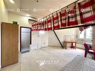 Phòng gác - đầy đủ nội thất ở 3 4 bạn thoãi mái rộng hơn 35m2