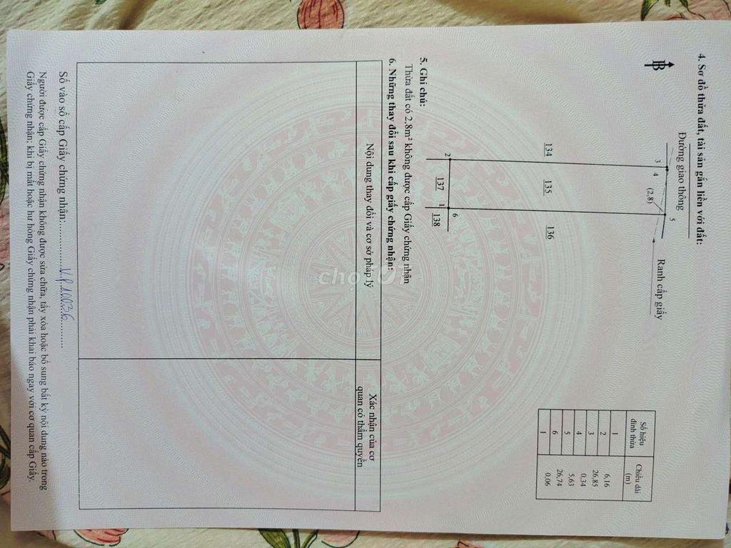 BÁN ĐẤT + DÃY PHÒNG TRỌ SÁT KDC QĐ4