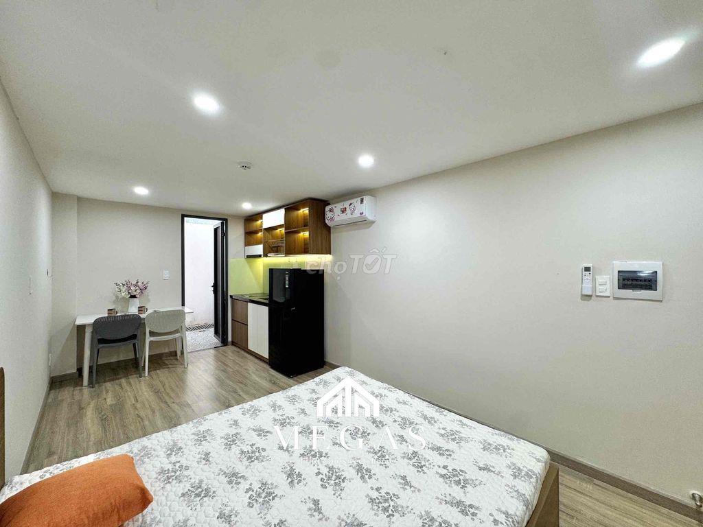 STUDIO TRỆT SÂN SAU FULL NỘI THẤT NGAY CHỢ AN NHƠN