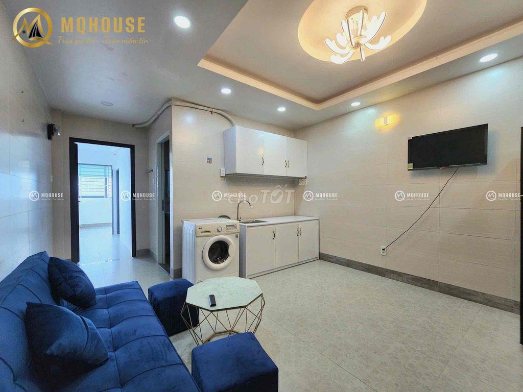 CĂN HỘ 2PN 1PK FULL NT (MGR) - THANG MÁY - CỬA SỔ - SÁT ĐH HIU & VHU