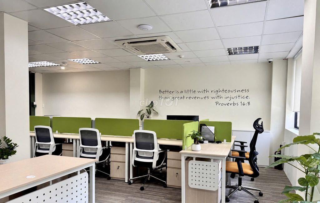 Cho thuê văn phòng Nguyễn Thị Minh Khai, 105m2, 47tr, Full nội thất