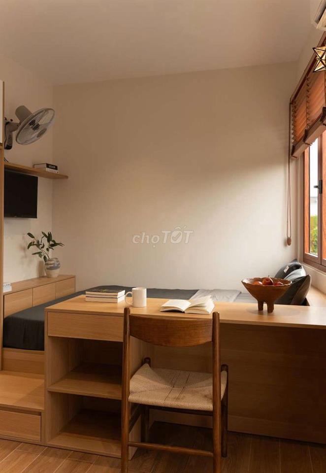 STUDIO FULL NỘI THẤT VIBE NHẬT BẢN ĐẸP KENG GẦN VLU,IUH