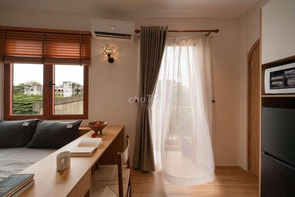 STUDIO FULL NỘI THẤT VIBE NHẬT BẢN ĐẸP KENG GẦN VLU,IUH