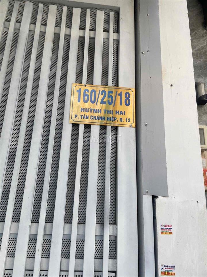 Cho thuê nhà quận 12, nhà sạch, đẹp
