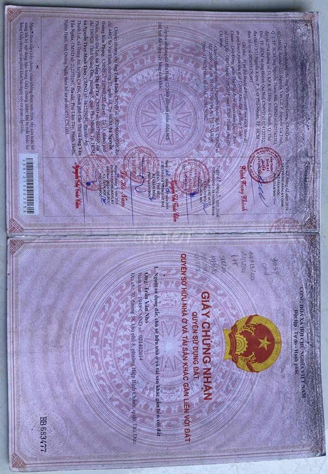 nhà gần trung tâm