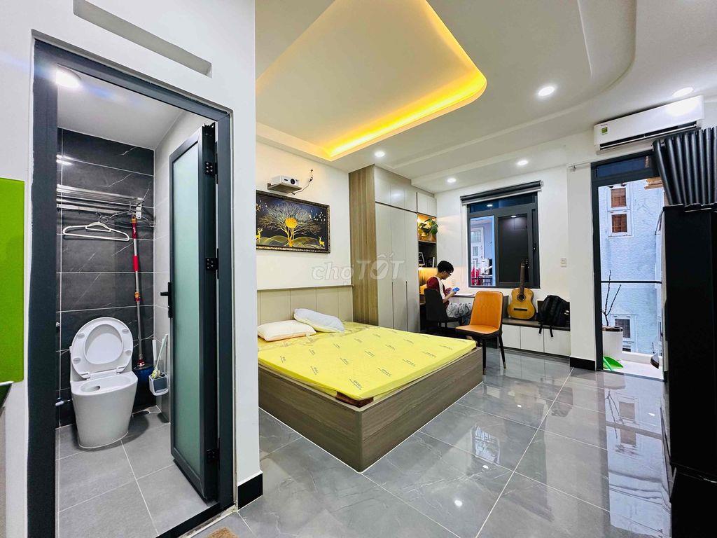 🏡Phòng studio balocony, giặt sấy riêng gần Phố Ẩm Thực Phan Xích Long