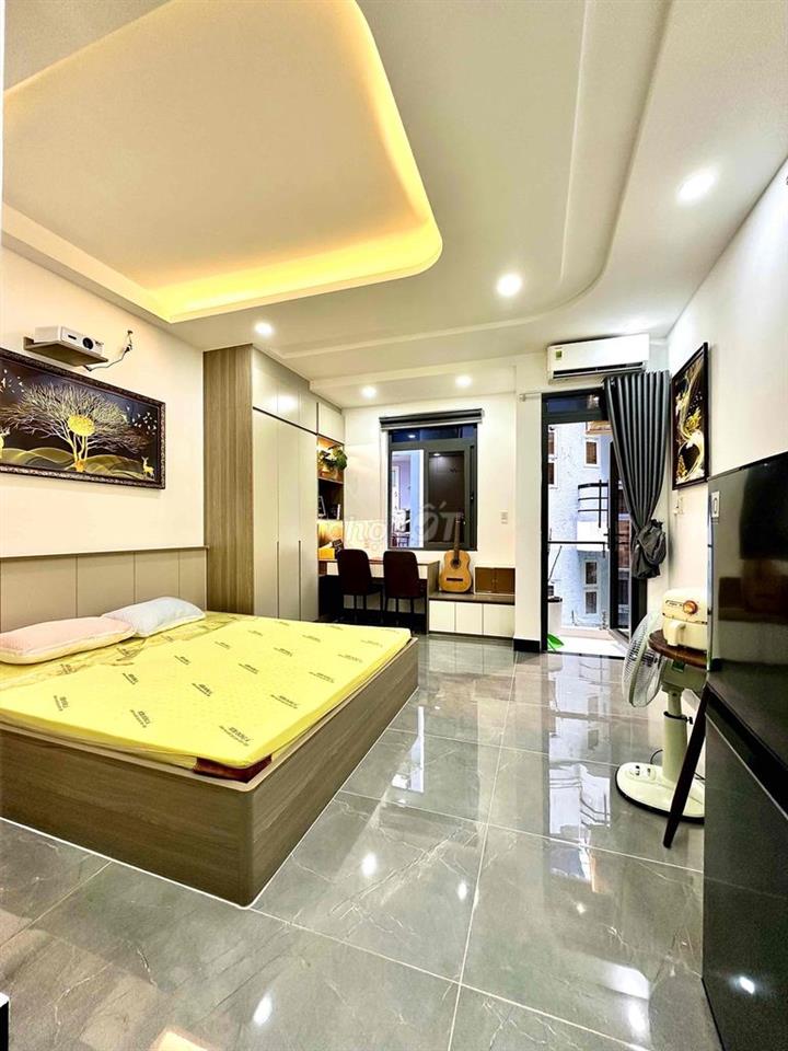 🏡Phòng studio balocony, giặt sấy riêng gần Phố Ẩm Thực Phan Xích Long