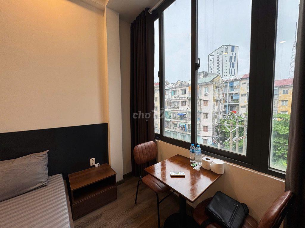 Căn hộ 1PN bancol, giặt riêng Hoàng Sa gần công viên Lê Văn Tám Quận 1