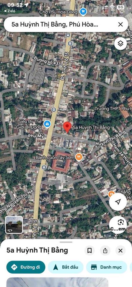 BÁN NHÀ MẶT TIỀN ĐƯỜNG CỦ CHI