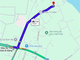Cần bán đất cách ông Sài Gòn 50 100 mét khu vực Hòa phú, Củ Chi cũ.