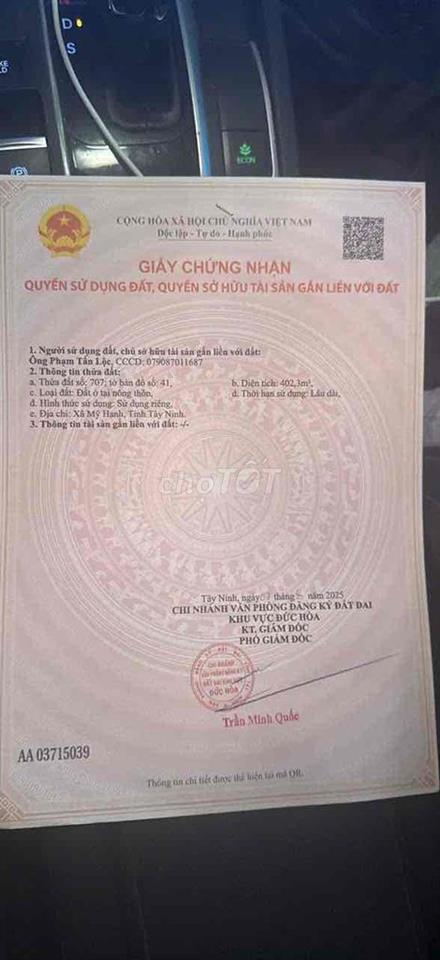 đất đi bộ ra chợ mỹ hạnh nam gò hưu