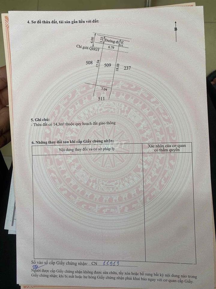 Bán đất gần bên trường học