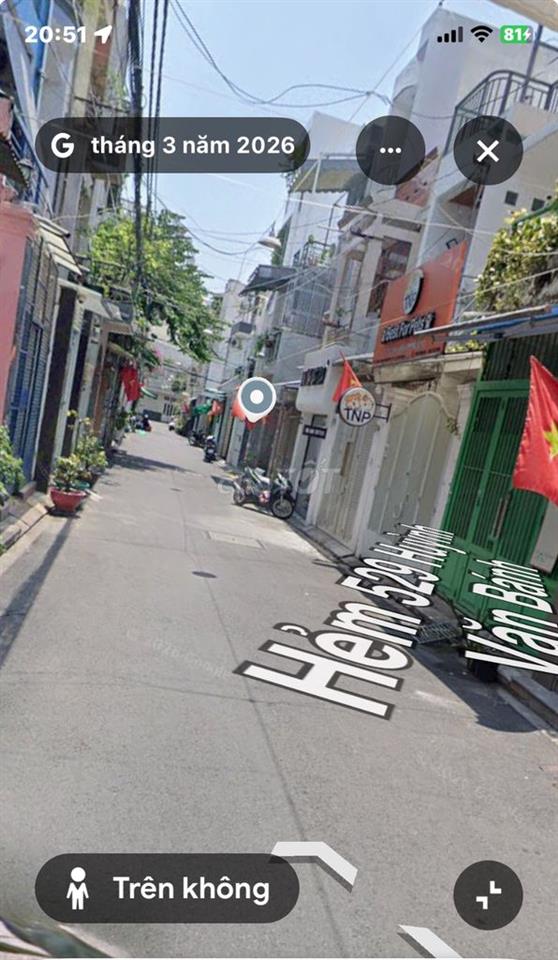 Bán nhà hẻm 529/39 huỳnh văn bánh, Phường 13,Quận Phú Nhuận , TPHCM