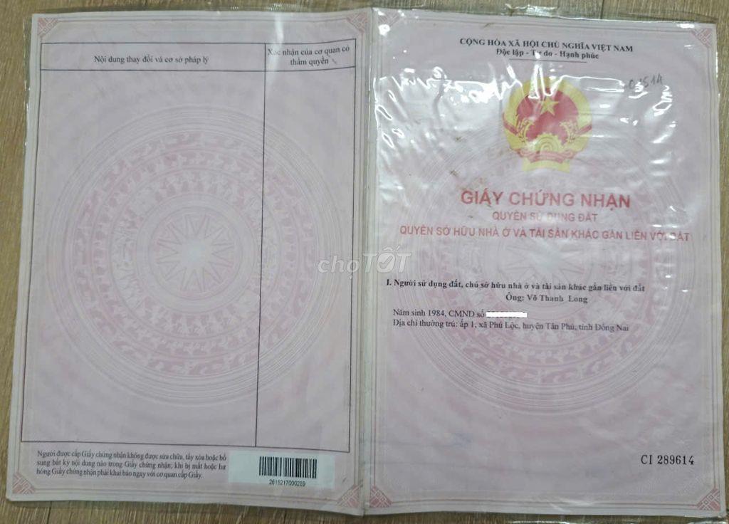 Cần chuyển nhượng quỹ đất hiếm 11.928m2 - P. Tân Phú, TP. Đồng Nai