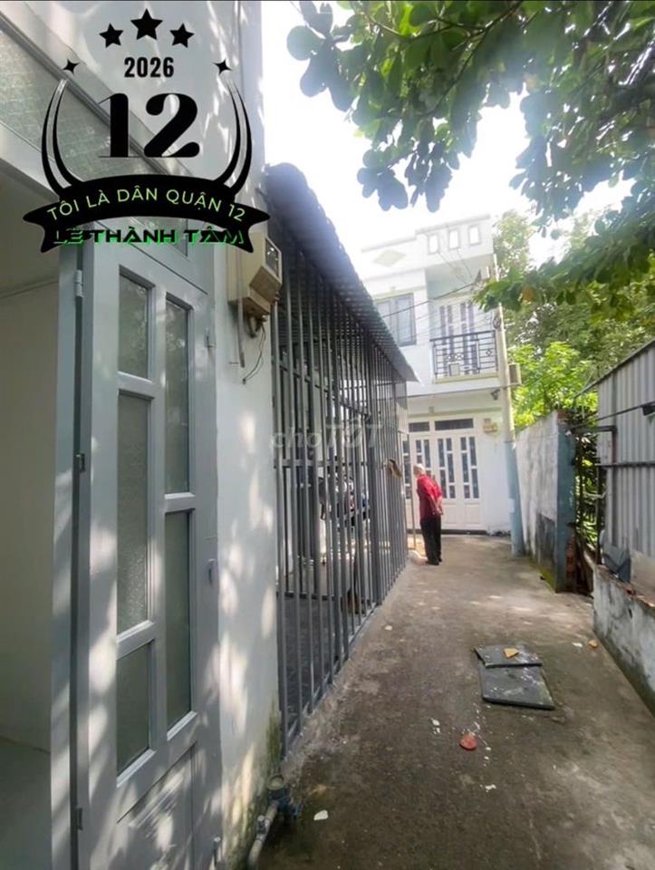 Nhà nát Nguyễn Văn Quá 2 mặt tiền hẻm, 855 triệu, full thổ đứng tên sổ