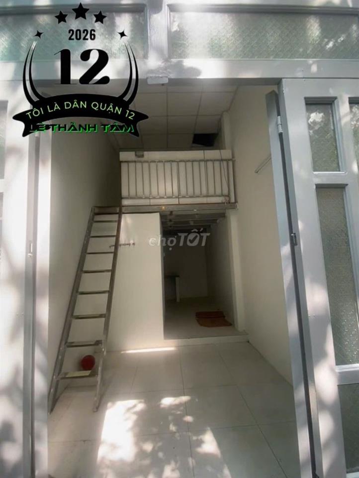 Nhà nát Nguyễn Văn Quá 2 mặt tiền hẻm, 855 triệu, full thổ đứng tên sổ