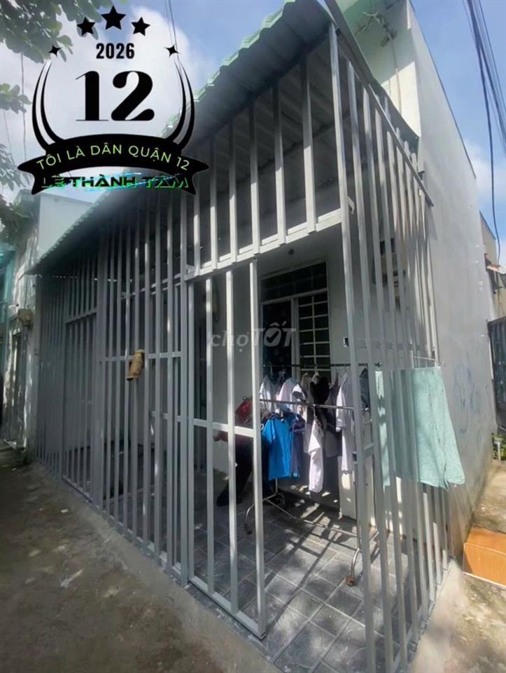 Nhà nát Nguyễn Văn Quá 2 mặt tiền hẻm, 855 triệu, full thổ đứng tên sổ