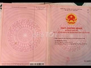 cần bán lô đất sổ hồng