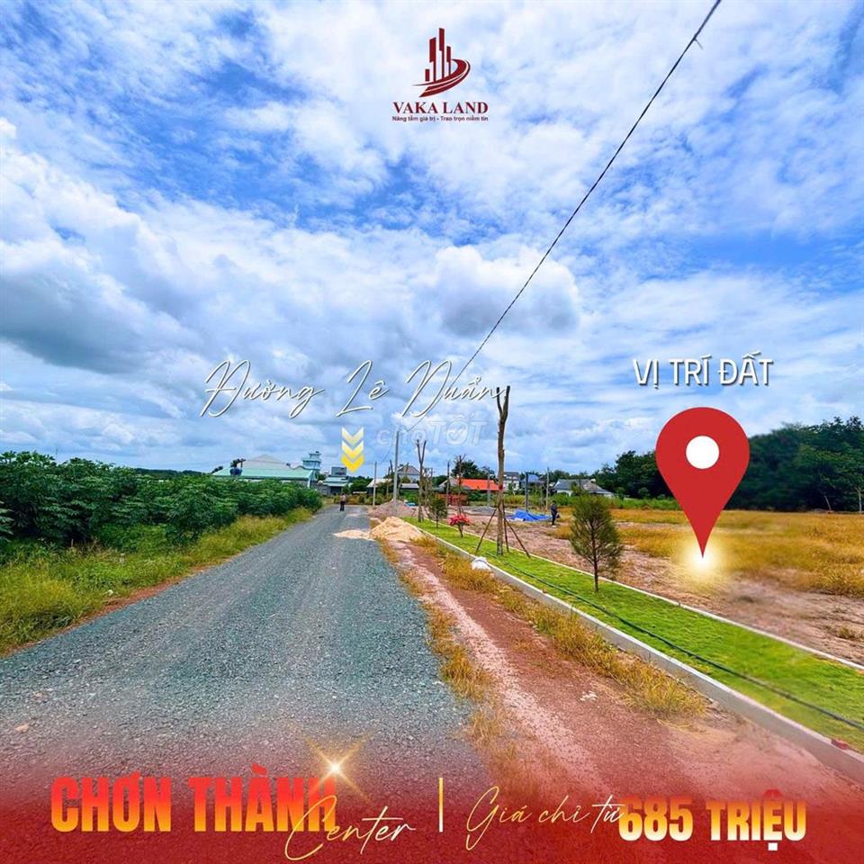 🔥 6xx 7xx TRIỆU – ĐẤT ODT SÁT KCN BECAMEX, TRUNG TÂM CHƠN THÀNH