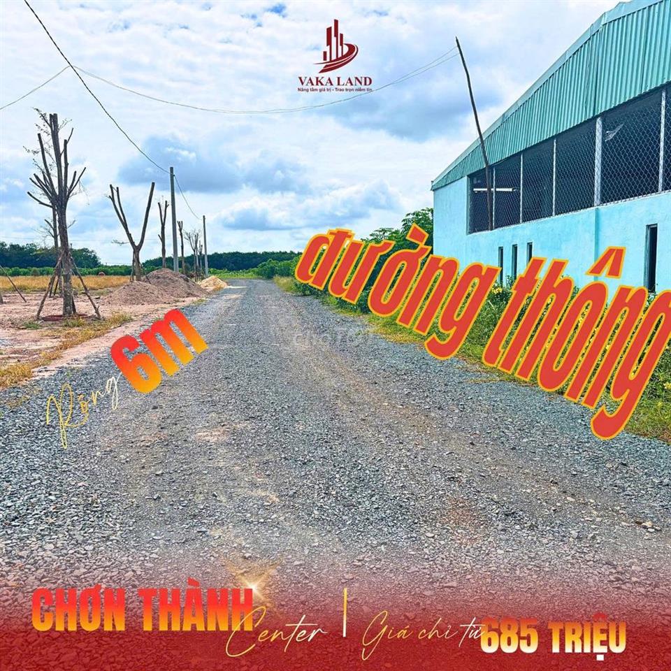 🔥 6xx 7xx TRIỆU – ĐẤT ODT SÁT KCN BECAMEX, TRUNG TÂM CHƠN THÀNH