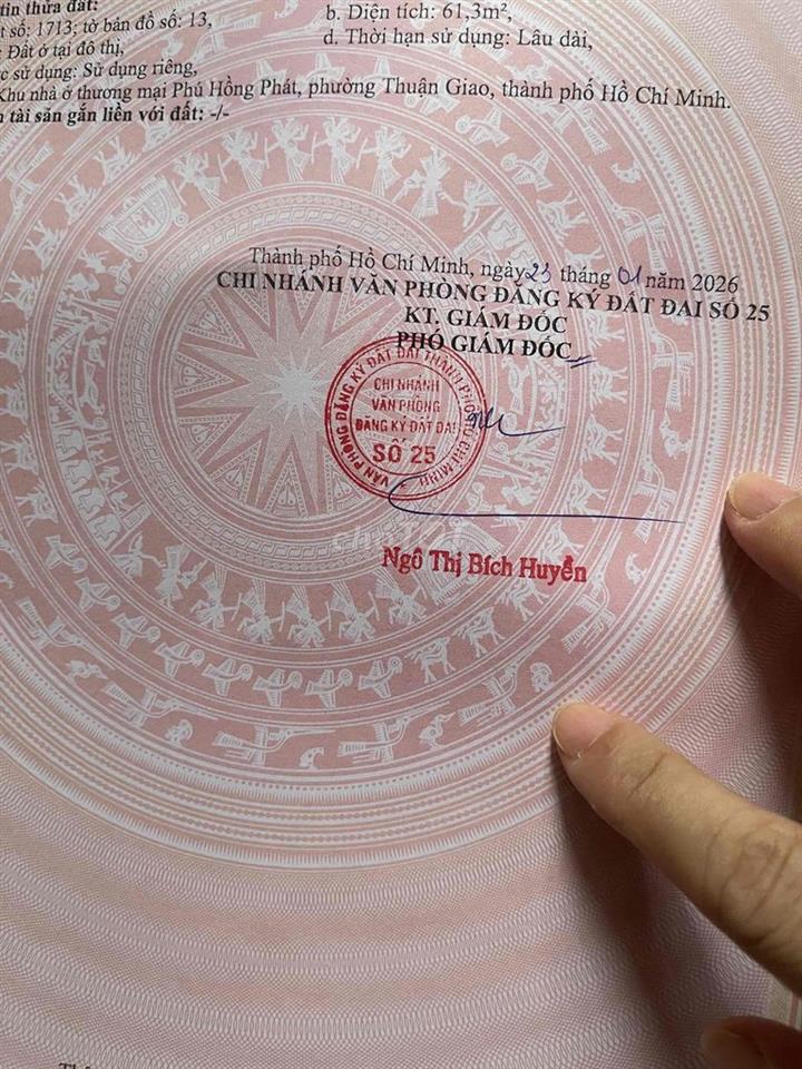 chính chủ bán đất khu nhà ở Phú Hồng Phát đường 22/12