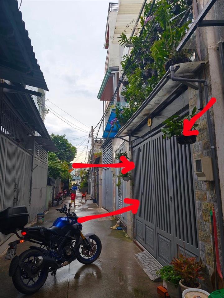 Bán nhà 57m2 chính chủ sổ hồng hẻm cụt oto 1 xẹt, 2 tầng, 3 PN, 2 WC