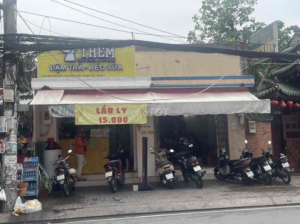 Cho thuê mặt bằng 113 Lăm Văn Bền