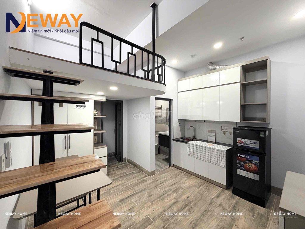 CHUNG CƯ MINI TOÀ ĐẸP SANG CÓ THANG MÁY SẴN MÁY LẠNH TỦ ĐỒ KỆ BẾP