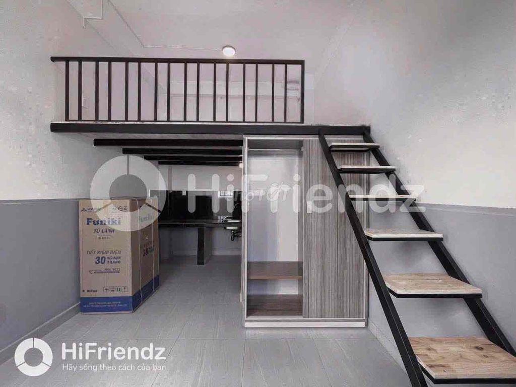 PHÒNG ĐẸP SẴN MÁY LẠNH TỦ ĐỒ KỆ BẾP CÓ THANG MÁY BẢO VỆ HẦM XE